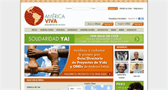 Desktop Screenshot of americaviva.org