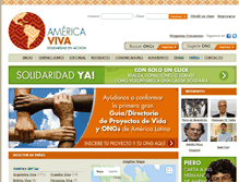 Tablet Screenshot of americaviva.org